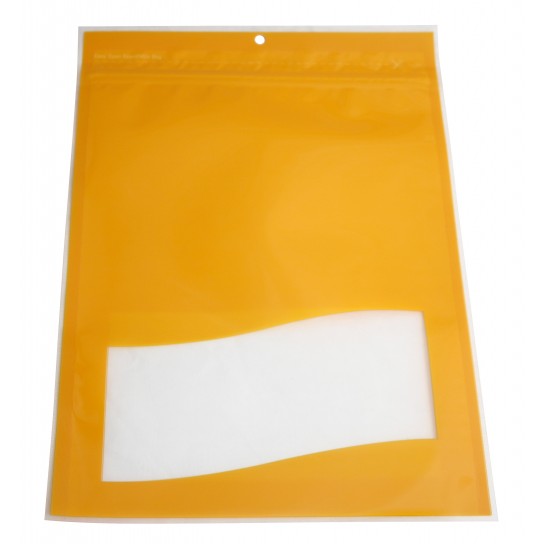 Yellow EVOH Zipper Pouches - 1,000 per case